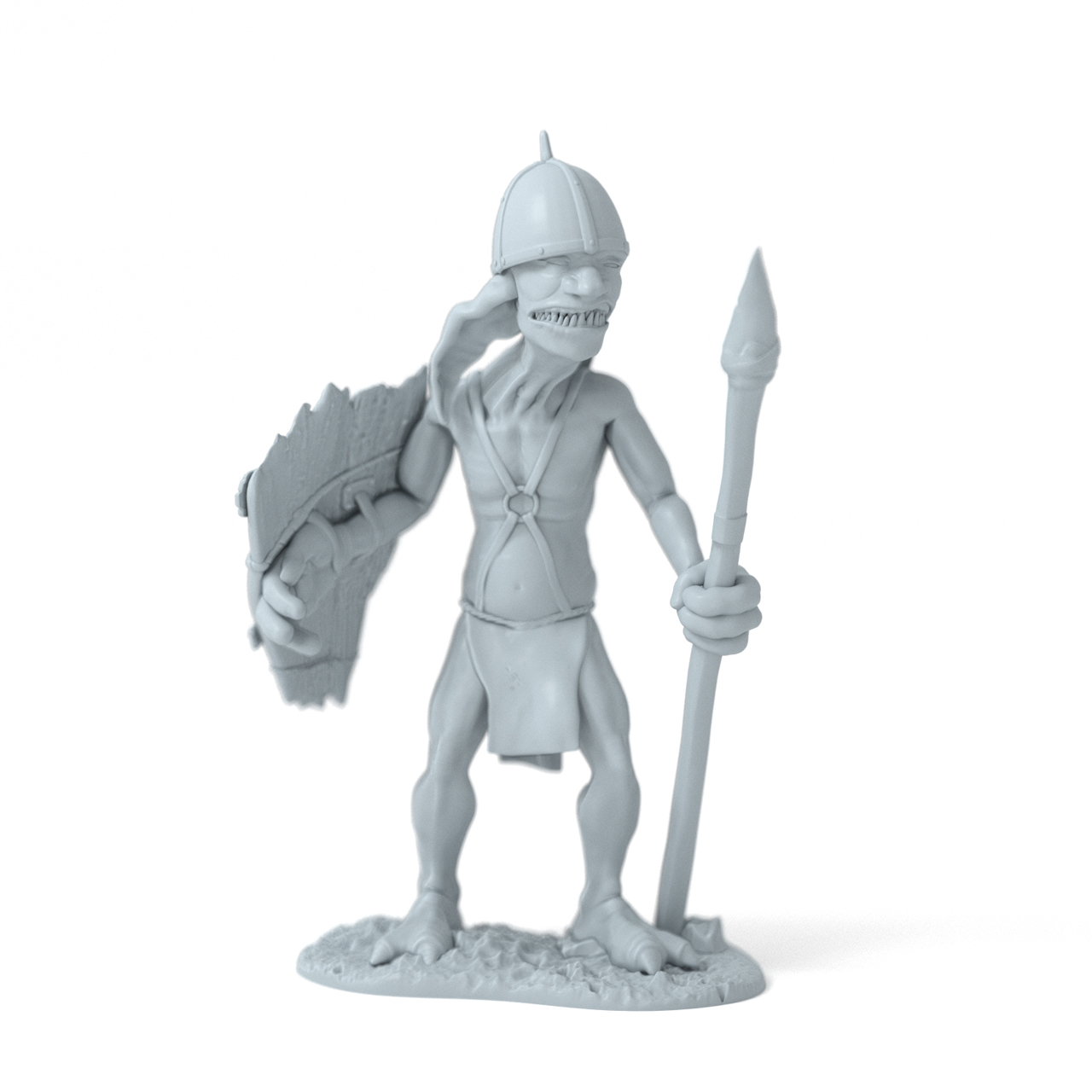 Miniatura de lancero Goblin