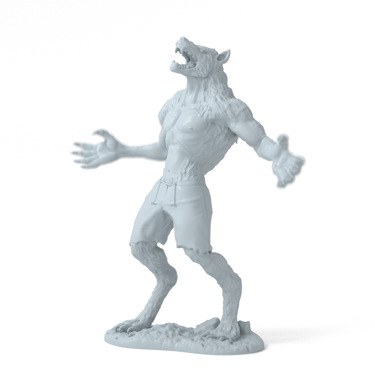 Miniatura de hombre lobo (28mm.).