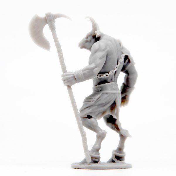 miniaturas de resina minotauro