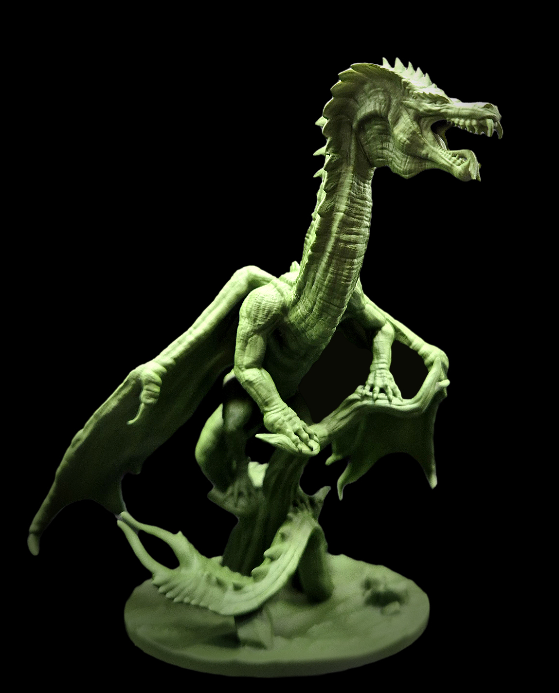 dragón verde green dragon